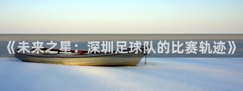  《未来之星：深圳足球队的比赛轨迹》