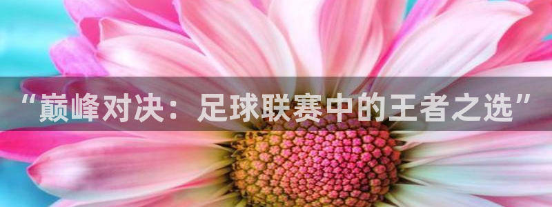 “巅峰对决：足球联赛中的王者之选”